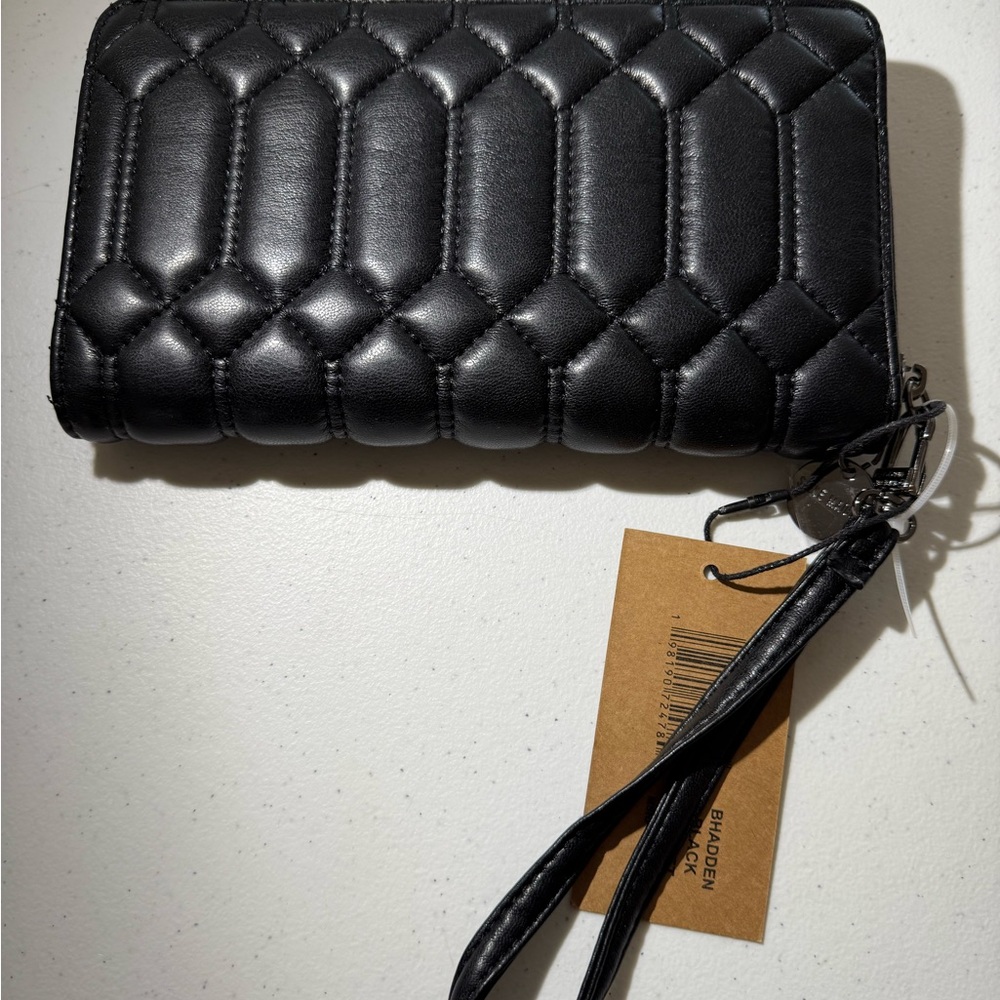 STEVE MADDEN BHADDEN Quilted Zip Around Large Wallet *NEW WITH TAGS* - Picture 6 of 10